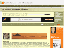 Tablet Screenshot of namibia-1on1.com